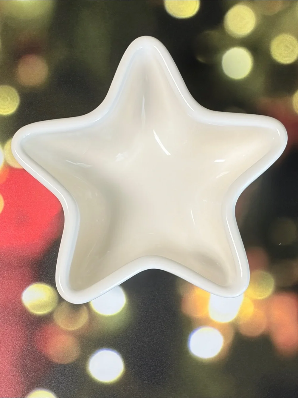 Pfaltzgraff Winterberry Star Shaped Serving Bowl Christmas Holly Dish